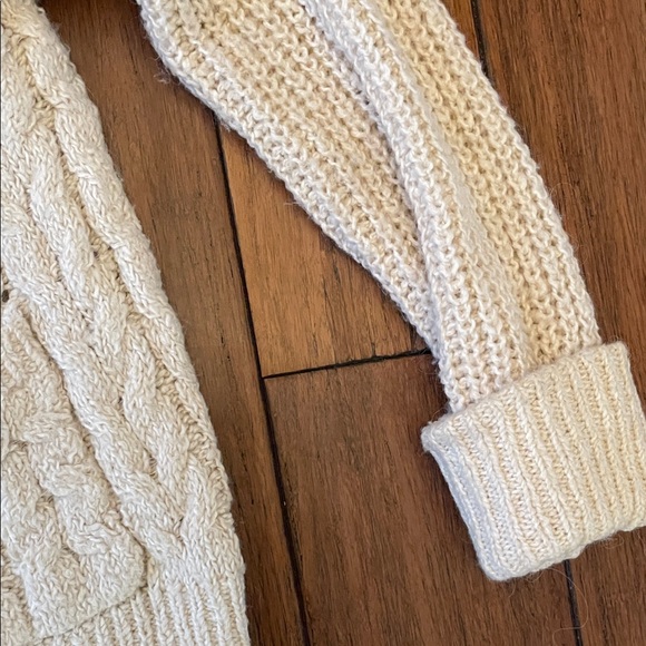 John & Jenn Cozy Cream Cable Knit Sweater - Picture 3 of 6